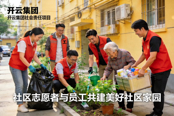 开云集团社会责任项目：社区志愿者与员工共同参与公益活动，共建美好社区家园